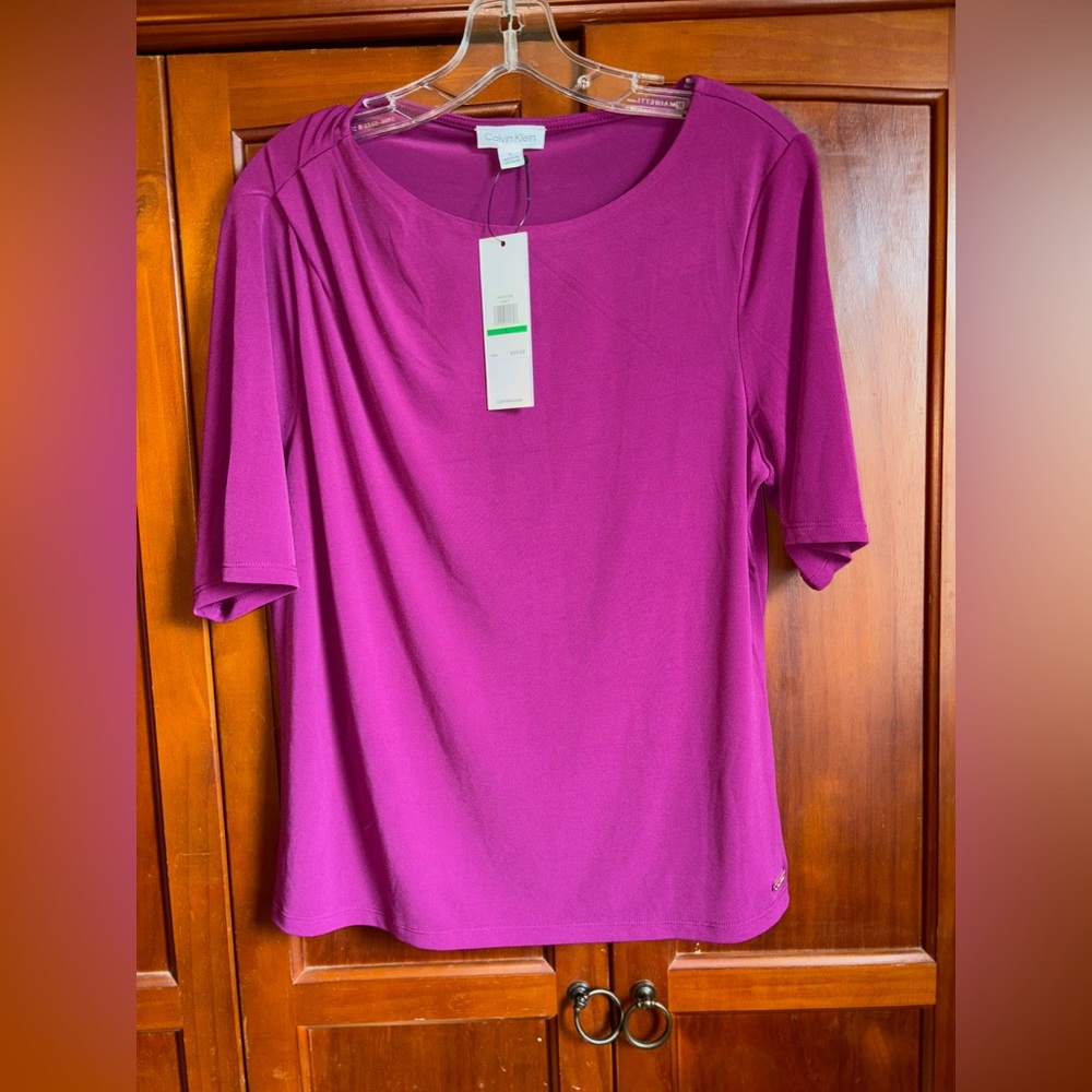Calvin Klein Magenta Blouse